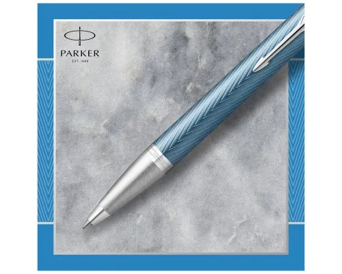 Ручка шариковая Parker IM 17 Premium Blue Grey CT BP (24 932)
