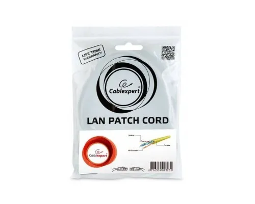Патч-корд 3м UTP cat 6 CCA yellow Cablexpert (PP6U-3M/Y)