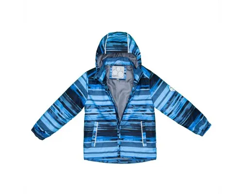 Комплект верхней одежды Huppa YOKO-1 41190014 синий с принтом/тёмно-синий 116 (4741468760490)