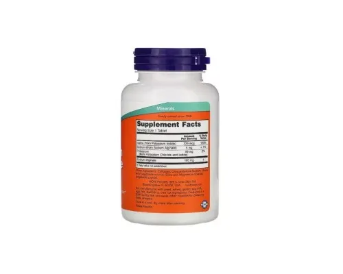 Минералы Now Foods Калий плюс йод, Potassium Plus Iodine, 180 таблеток (NOW-01452)