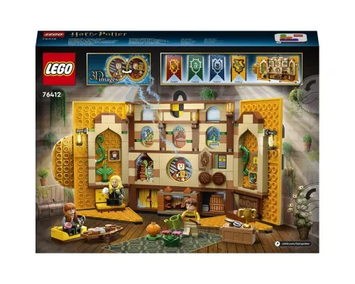 Конструктор LEGO Harry Potter Прапор гуртожитку Гафелпаф 313 деталей (76412)