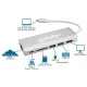 Концентратор Intracom USB3.1 Type-C to HDMI/USB 3.0x2/RJ45/SD/PD 60W Hub 7-in-1 Manhattan (152075)