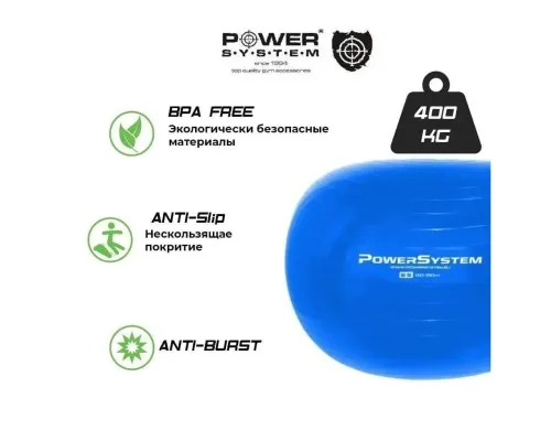 Мяч для фитнеса Power System PS-4011 Pro Gymball 55 см Orange (PS-4011_55cm_Orange)