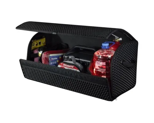 Сумка-органайзер EVAtech L-PRO 32x75x30 см. Сота чорна з чорним кантом (BS13641OL3SBB)