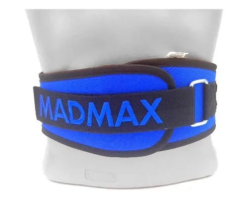 Атлетический пояс MadMax MFB-421 Simply the Best неопреновий Blue XXL (MFB-421-BLU_XXL)
