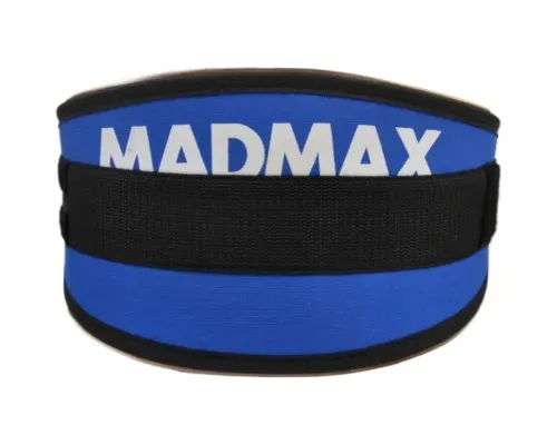 Атлетичний пояс MadMax MFB-421 Simply the Best неопреновий Blue XXL (MFB-421-BLU_XXL)