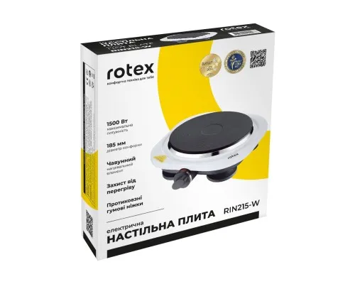 Настольная плита Rotex RIN215-W