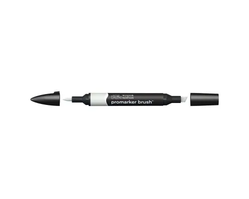 Маркер Winsor&Newton двосторонній Brushmarker, (WG01) Сірий теплий 1 (884955043035)