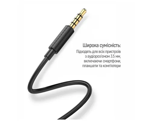 Наушники ColorWay Slim 3.5 mm Wired Earphone Blast 2 Black (CW-WD02BK)