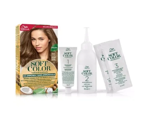 Фарба для волосся Wella Soft Color Безаміачна 70 - Натуральний блонд (3614228865784)