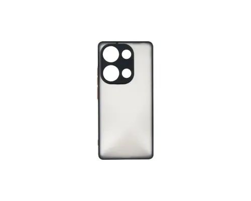 Чехол для мобильного телефона Dengos Kit for Xiaomi Redmi Note 13 Pro 4G case + glass (Black) (DG-KM-67)