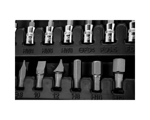 Набір головок Neo Tools 94шт, 1/2", 1/4", CrV, кейс (10-062)