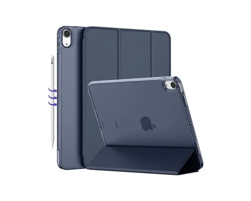 Чехол для планшета BeCover Tri Fold Hard Apple iPad Air (4/5) 2020/2022 10.9" Deep Blue (711128)