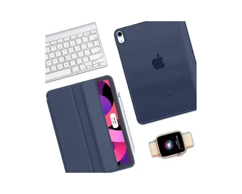 Чехол для планшета BeCover Tri Fold Hard Apple iPad Air (4/5) 2020/2022 10.9" Deep Blue (711128)