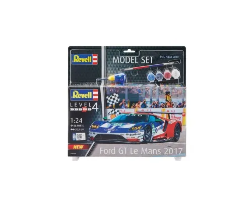 Збірна модель Revell Набір автомобіль Ford GT - Le Mans рівень 4 масштаб 1:24 (RVL-67041)