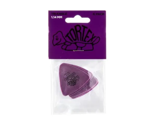 Медіатор Jim Dunlop Tortex Triangle Pick 1.14mm 6 шт. (431P1.14)