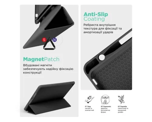 Чохол до планшета Armorstandart Smart Fold Pen Apple iPad Pro 13 (2024) Black (ARM78138)