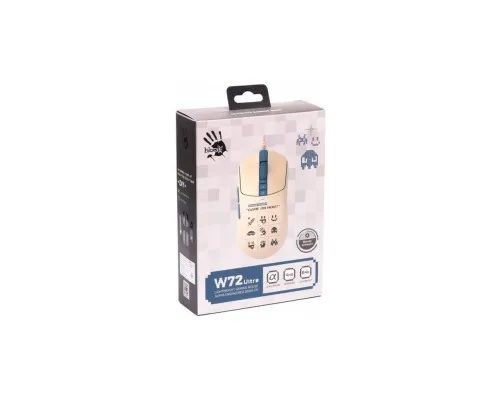 Мишка A4Tech Bloody W72 Ultra USB Pixels Blue (4711421001311)