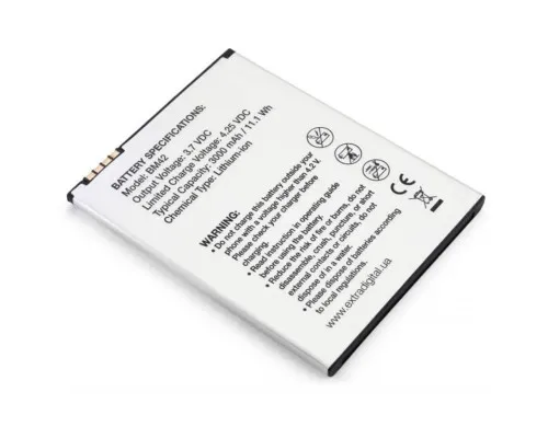 Акумуляторна батарея Extradigital Xiaomi Redmi Note 1 (BM42) 3000 mAh (BMX6440)