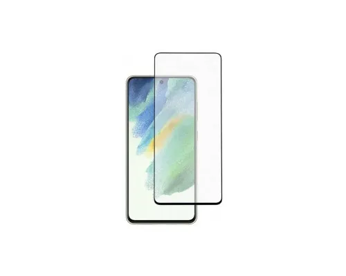 Скло захисне Dengos Full Glue Samsung Galaxy S21 FE black frame (TGFG-252)