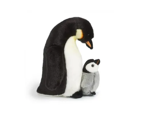 Мяка іграшка Keycraft Пінгвін з дитинчам 26 см (6337421)