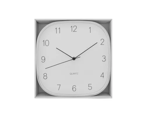 Настенные часы Optima Promo Promo Jewel, металевий, срібний (O52080-16)