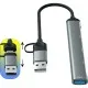 Концентратор Dynamode 5-in-1 USB Type-C/Type-A to 1хUSB3.0, 2xUSB 2.0, card-reader SD/MicroSD (DM-UH-514)