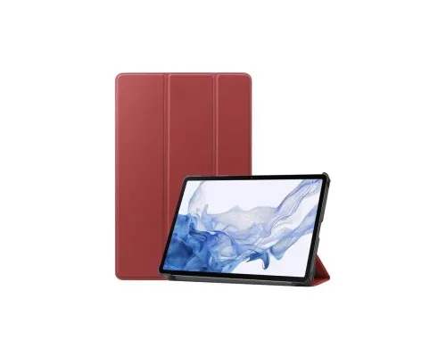 Чохол до планшета BeCover Smart Case Samsung Tab S9 Plus (SM-X810/SM-X816)/S9 FE Plus (SM-X610/SM-X616) 12.4 Red Wine (710372)