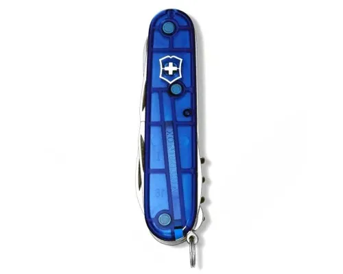 Ніж Victorinox Huntsman Ukraine 91 мм Синьо-прозорий/Жовтий (1.3713.T2.8)
