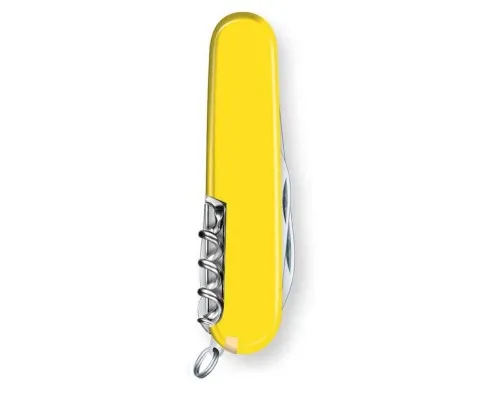Ніж Victorinox Huntsman Ukraine 91 мм Синьо-прозорий/Жовтий (1.3713.T2.8)