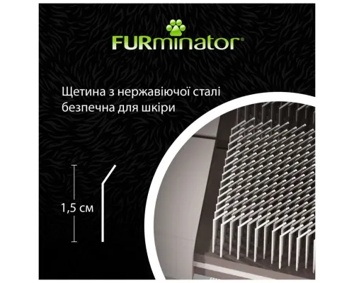 Расческа для животных FURminator мягкий для кошек и собак (4048422153214)