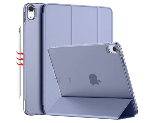 Чехол для планшета BeCover Tri Fold Hard Apple iPad Air (4/5) 2020/2022 10.9" Purple (709665) (709665)