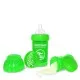 Пляшечка для годування Twistshake антиколькова 180 мл, зелена (24849)