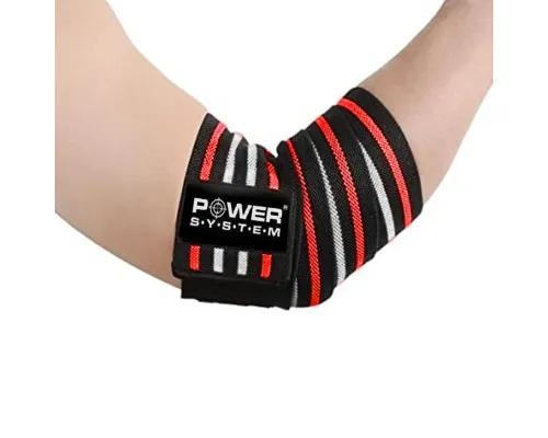 Бинт для спорта Power System PS-3600 Red/Black (PS-3600_Red-Black)