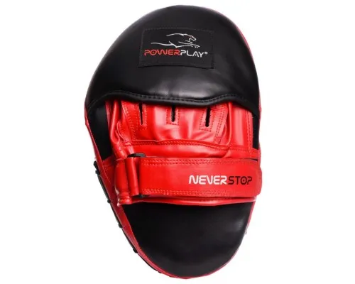 Лапи боксерські PowerPlay 3051 PU Black/Red (PP_3051_Red)