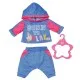 Аксесуар до ляльки Zapf Набір одягу Baby Born Спортивний костюм для бігу Блакитний (830109-2)