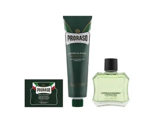 Набор косметики Proraso Green Classic Shaving Duo Крем 150 мл + Лосьон 100 мл (8004395004751)