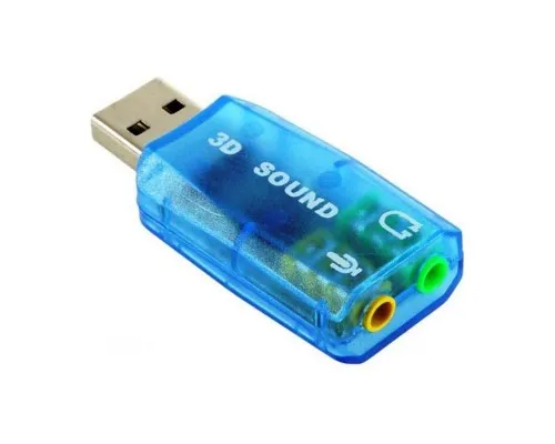 Звукова плата Dynamode USB 6(5.1) blue (USB-SOUNDCARD2.0 blue)