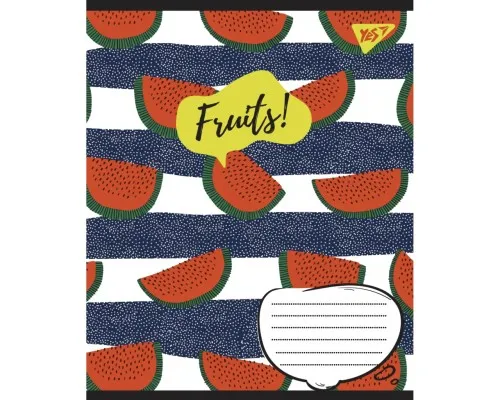 Зошит Yes А5 Fruits 48 аркушів, лінія (766025)