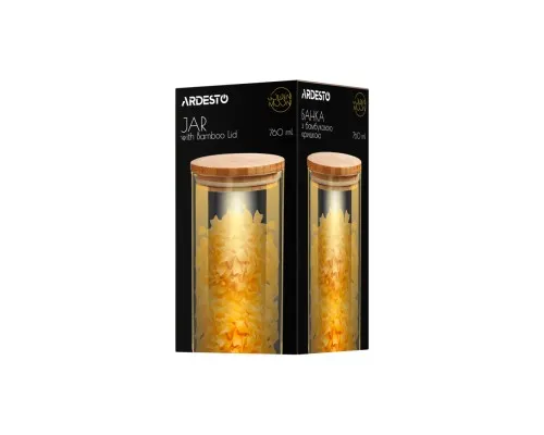 Емкость для сыпучих продуктов Ardesto Golden Moon 760 мл (AR1376BLRG)
