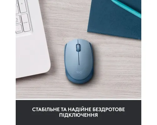 Мышка Logitech M171 Blue Grey (910-006866)