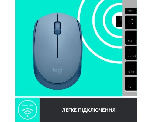 Мышка Logitech M171 Blue Grey (910-006866)