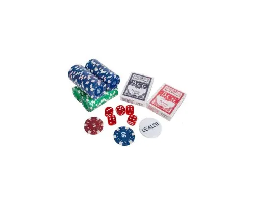 Настольная игра Johnshen Sports Покерный набор 100 фишек по 11,5 г (алюминиевый кейс) (59208)