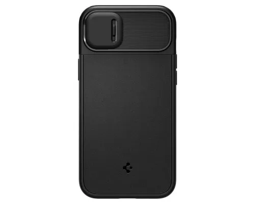 Чохол до мобільного телефона Spigen iPhone 14 Optik Armor MagFit Black (ACS05070)