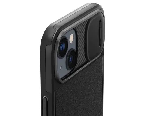 Чохол до мобільного телефона Spigen iPhone 14 Optik Armor MagFit Black (ACS05070)