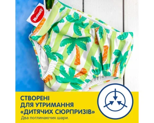 Підгузки Huggies Little Swimmers Розмір 3-4 багаторазові для плавання 1 шт (5029053583051)