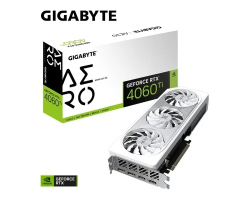 Видеокарта GIGABYTE GeForce RTX4060Ti 8Gb AERO OC (GV-N406TAERO OC-8GD)