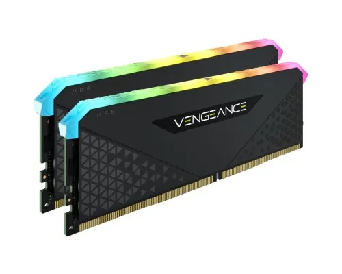 Модуль памяті для компютера DDR4 64GB (2x32GB) 3600 MHz Vengeance RGB RS Corsair (CMG64GX4M2D3600C18)