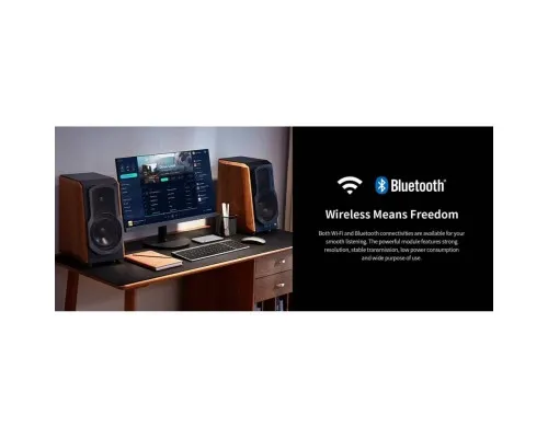 Акустична система Edifier S1000W 120W Bluetooth Wi-Fi Hi-Res Brown (S1000W)