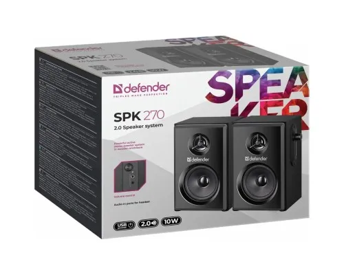 Акустическая система Defender SPK 270 USB Black (65270)